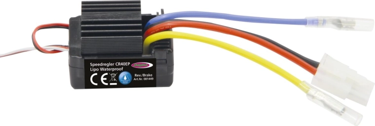 Regulator CC impermeabil JAMARA CR40EP pentru mașini RC la scara 1:10