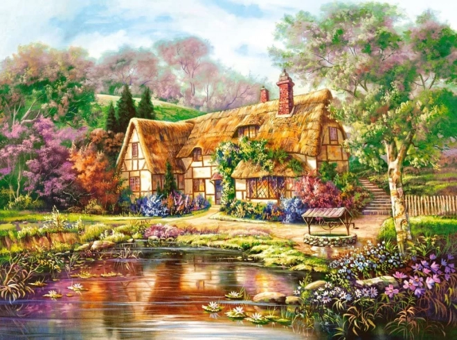 Puzzle 3000 piese Amurg la Woodgreen Pond