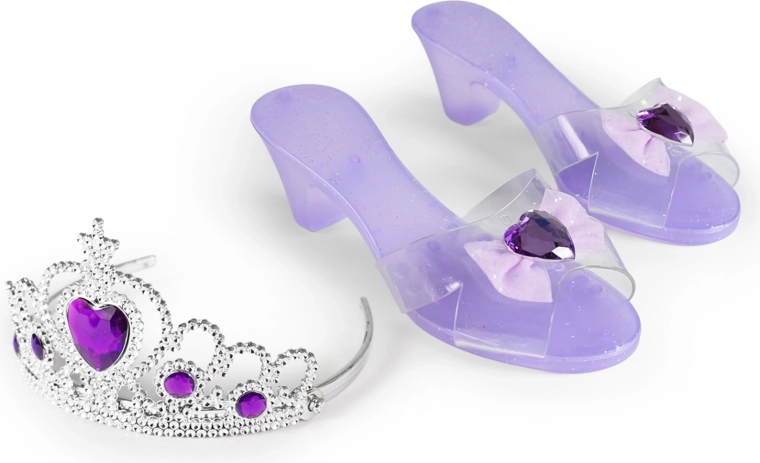 Set de prințesă cu pantofiori, mov