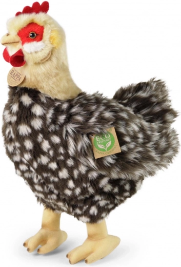 Găină de pluș stând, 33 cm, eco friendly