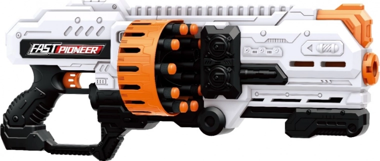Blaster Fast cu baterie, cu încărcător rotativ + 20 de gloanțe