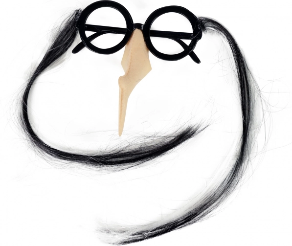 Ochelari de vrăjitoare cu nas