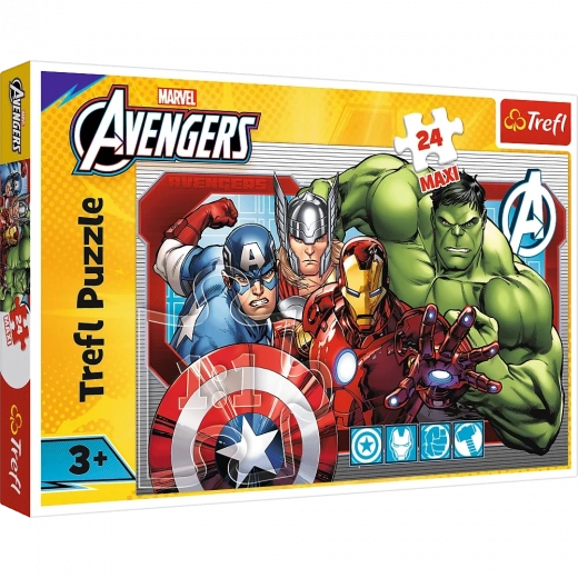 Puzzle 24 Maxi – MARVEL The Avengers – Răzbunătorii