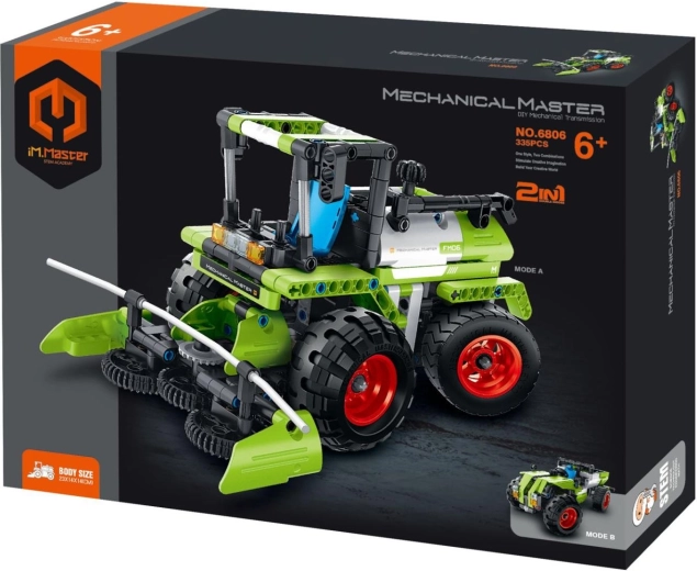 Set de construcție iMaster Mechanical Master combină și vehicul de teren 2 în 1, 335 de piese