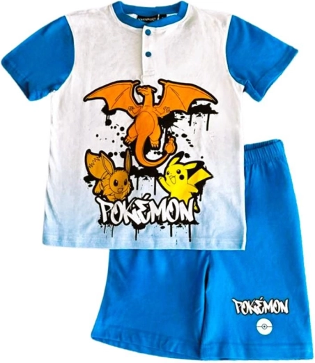 Set pentru copii cu tricou și pantaloni scurți Pokémon
