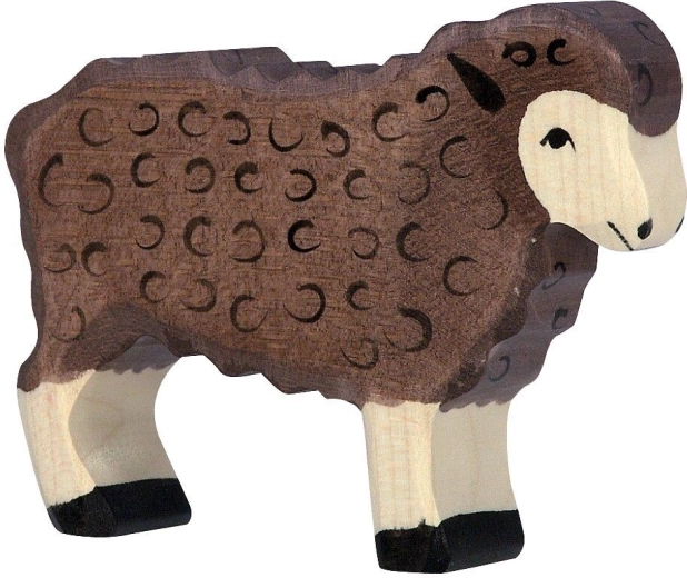Oaie neagră Holztiger, în picioare - 1 bucată