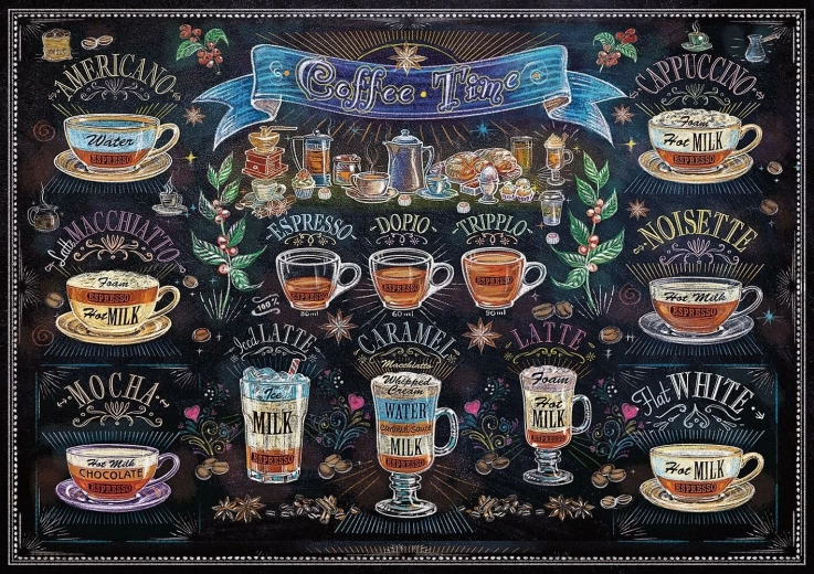 ART PUZZLE Puzzle Timp pentru cafea 1000 piese
