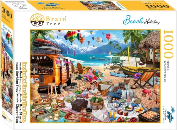 Puzzle BRAIN TREE Vacanță la plajă – 1000 de piese