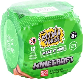 MGA Miniverse – make it mini MINECRAFT mini replici (set de lipit, surpriză)