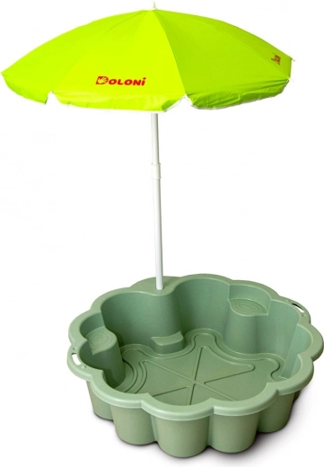 nisipar floare EKO verde cu umbrelă