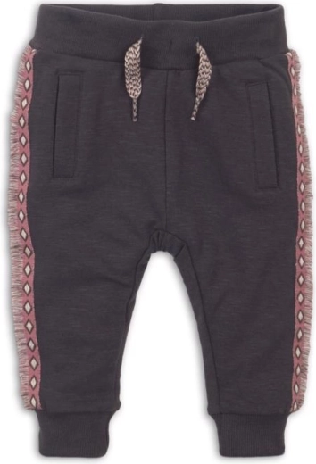 Pantaloni de trening Dirkje Love în maro închis