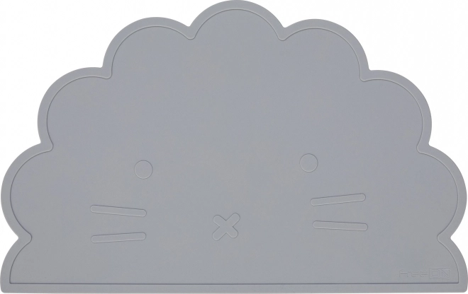 Tapiță antiderapantă din silicon Leu, gri