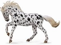 Collecta iapă Knabstrupper – leopard negru