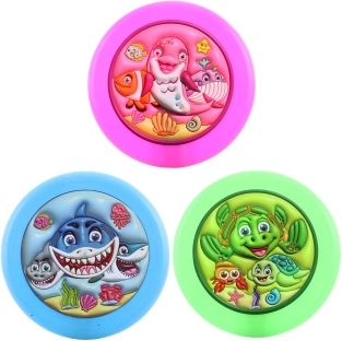 Disc zburător cu motiv de animale marine 23 cm