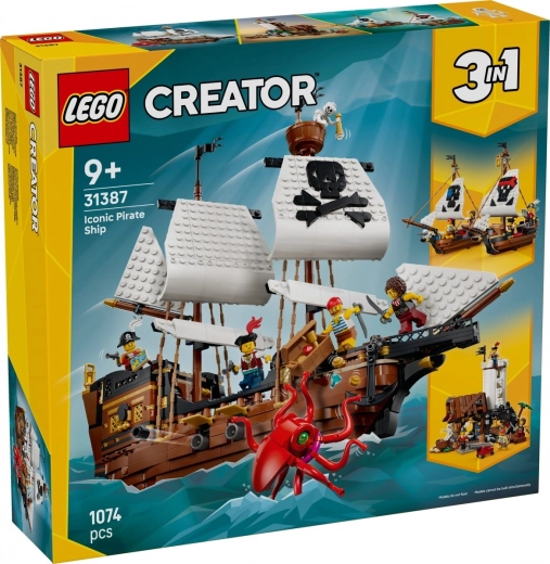 LEGO Creator 3 în 1 corabie pirat legendară