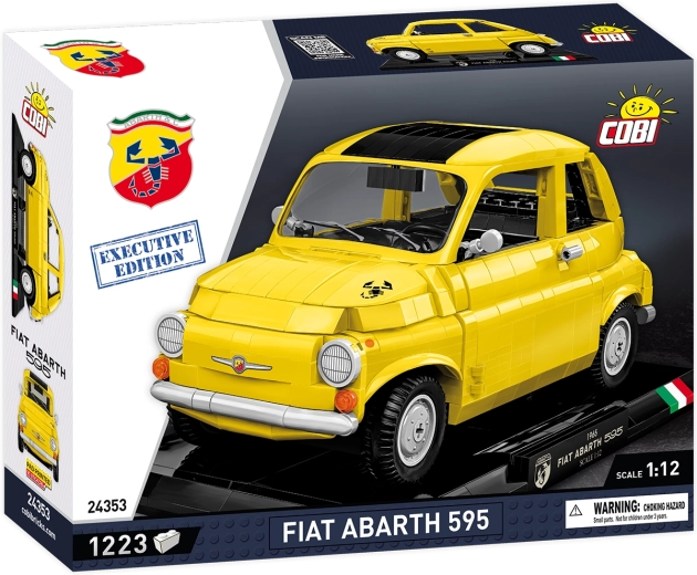 Cobi Fiat Abarth 595 Executive Edition set de construcție 1:12 (1223 de piese)