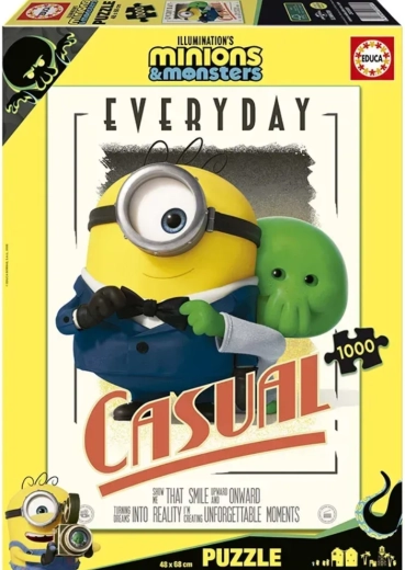 Puzzle Educa Minionii și monștrii 1000 de piese