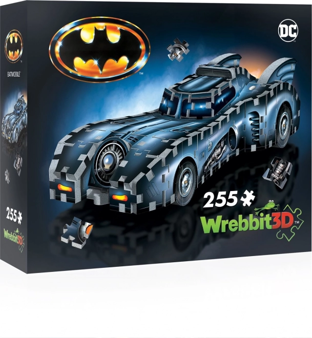 Puzzle 3D Wrebbit Batman: Batmobil 255 piese