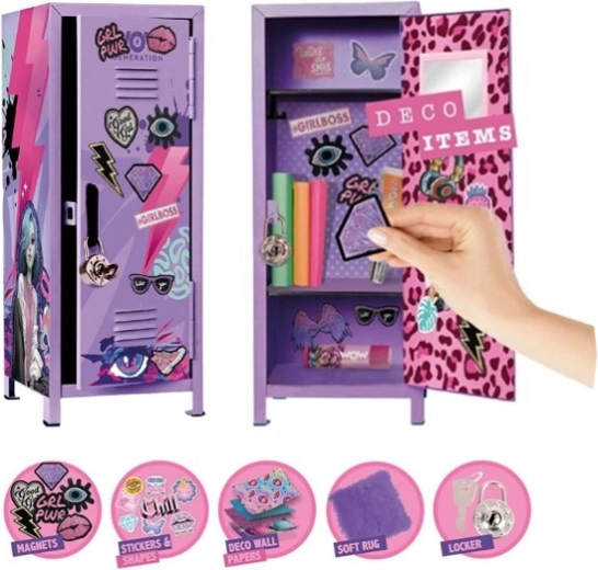 dulap metalic pentru bijuterii cu compartimente WOW Generation