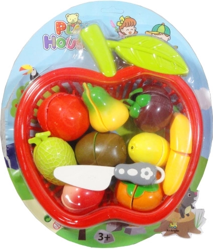 Fructe și legume de tăiat în coșuleț