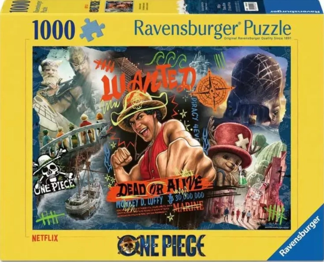 Puzzle Ravensburger One Piece: aventura te așteaptă! 1000 de piese