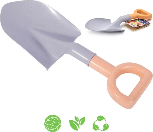 lopățică pentru nisip pentru copii 33 cm WOOPIE GREEN din material organic biodegradabil