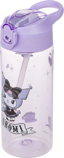 Sticlă BAAGL din tritan pentru băut cu pai Kuromi fortune dream 500 ml