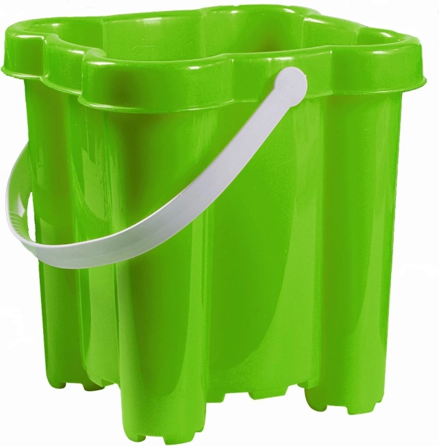 Androni găleată castel cu 4 turnuri, înălțime 20 cm – Verde