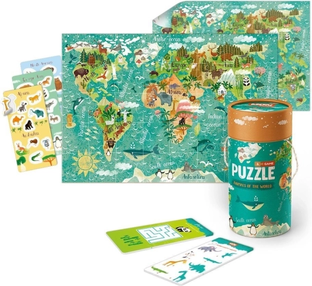Set Dodo puzzle, joc și accesorii – animale din lume