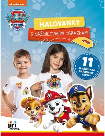 Cărți de colorat cu imagini termotransferabile PAW PATROL
