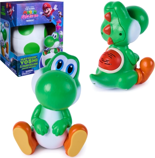 Spin Master Super Mario Galaxy Hatchin’ Yoshi figurină interactivă în ou - 1 bucată