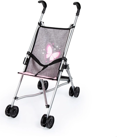 Cărucior pentru păpuși Bayer Buggy gri