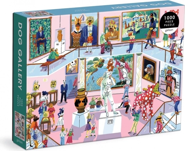 Puzzle Galeria Câinilor 1000 Piese