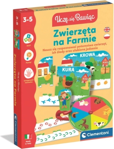Animale la fermă – joc educativ pentru copii