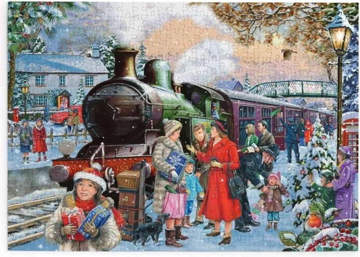 House of Puzzles Crăciun acasă, puzzle cu 500 de piese mari