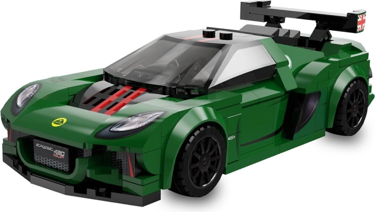 Set de construcție CaDA Lotus Exige Cup 430 la scara 1:24, verde