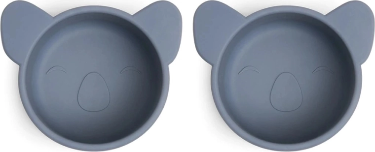 Boluri din silicon pentru gustări NUUROO Rosa koala Berling Sea - 2 buc