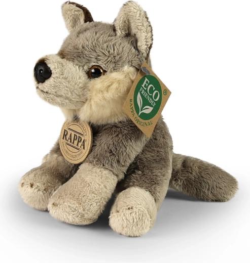 Lup de pluș Rappa eco-friendly 13 cm