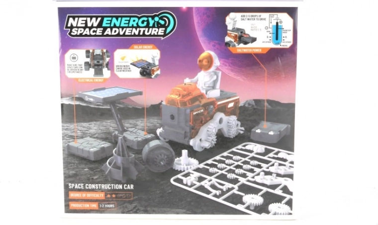 Mașină spațială – model educațional cu propulsie solară, cu apă sărată și electrică