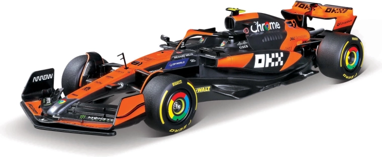 Mașină de Formula 1 RC McLaren MCL38 Oscar Piastri cu sunete, scara 1:10