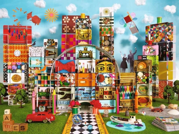 Puzzle Ravensburger Casa fantastică a lui Eames 1500 de piese