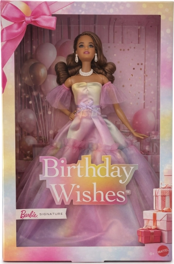 Barbie Signature Birthday Wishes – păpușă de colecție cu suport