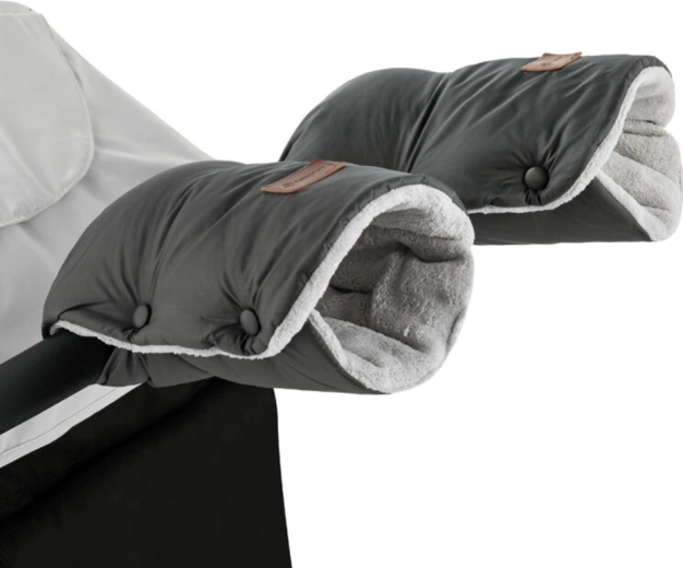 Petite&Mars mănuși pentru cărucior Jasie charcoal grey