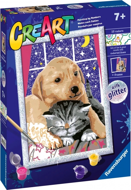 CreArt Fluffy Friends – pictură după numere