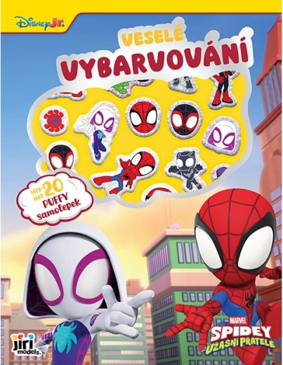 Colorat vesel cu super autocolante Spidey