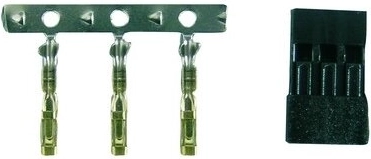 Set de conectori servo JR cu contacte placate cu aur
