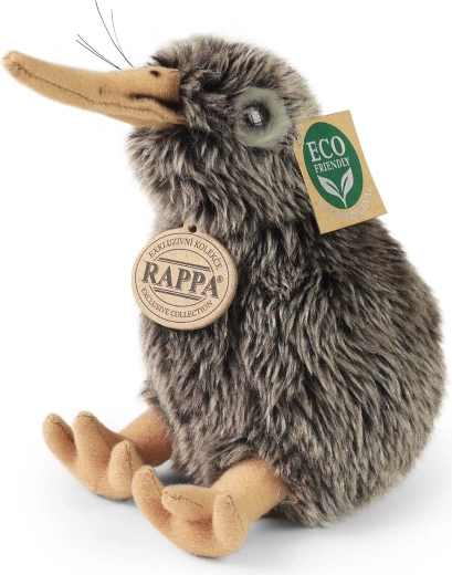 Pasăre kiwi de pluș 15 cm ECO FRIENDLY RAPPA