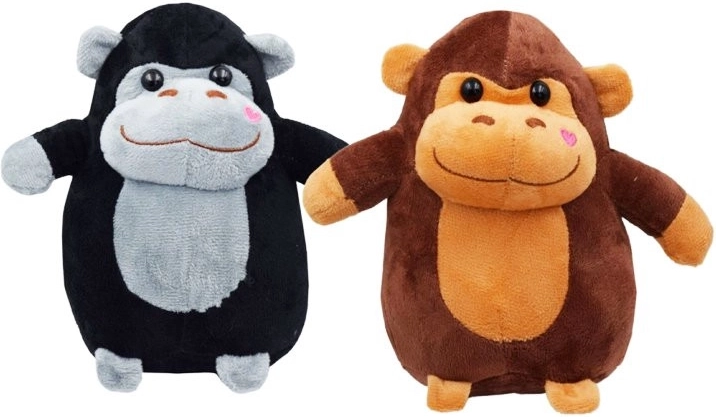 Gorilă de pluș Afro 20 cm – maro sau negru