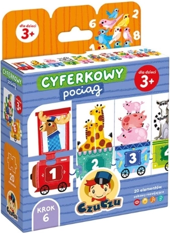 CzuCzu Trenul cu cifre – puzzle pentru numărat până la 10