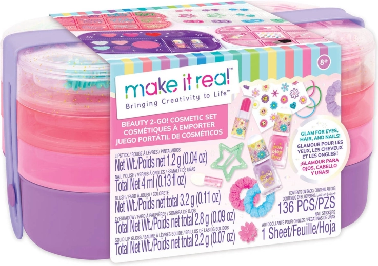 Make It Real Beauty 2-Go! set de cosmetice pentru copii de călătorie